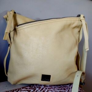 KOOBA Cream Leather Crossbody Bag